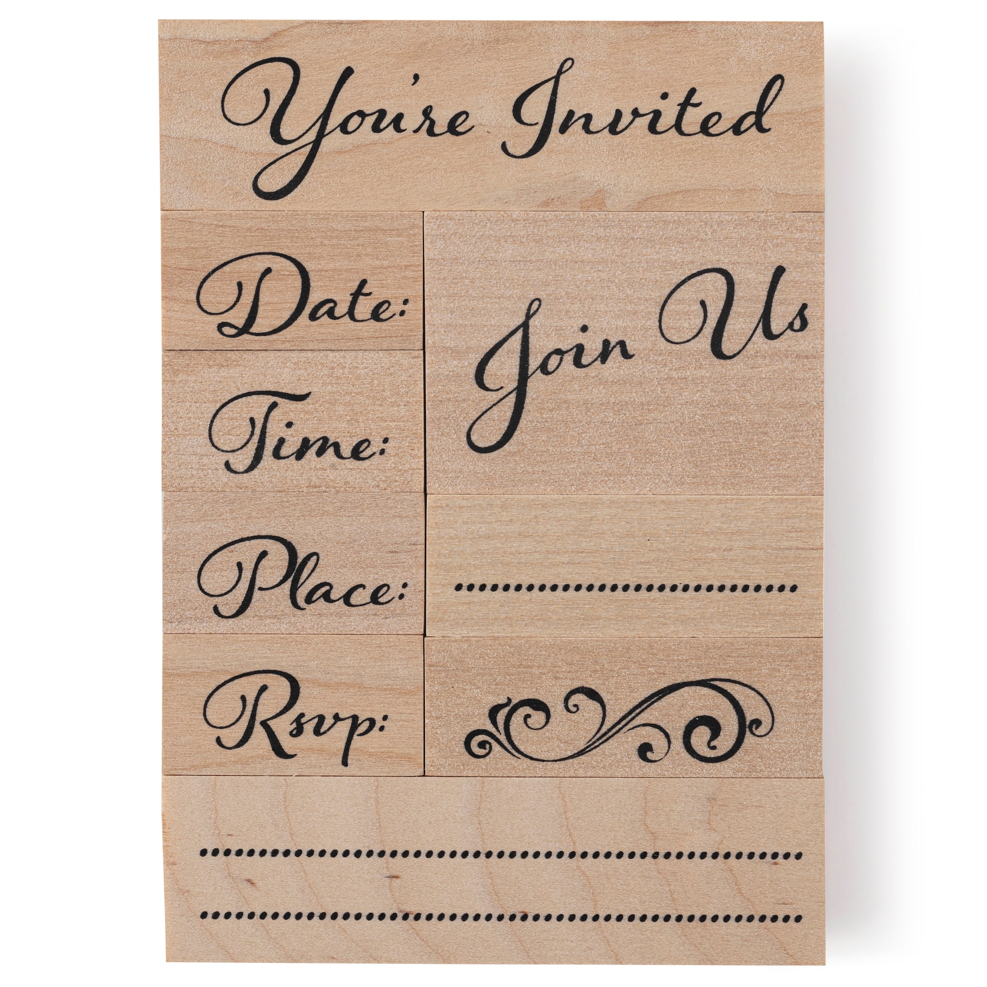 Join Us Wood Stamp Set by Recollections™